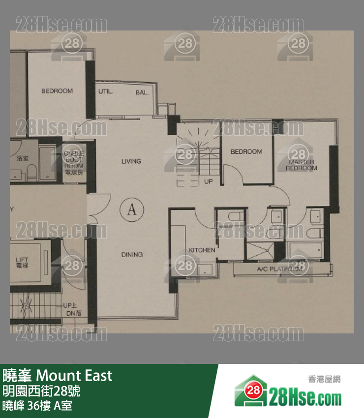 晓峯 晓峰36楼 A室 平面图