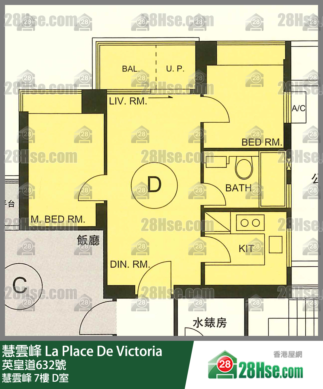慧云峰 慧云峰 7楼 D室 平面图