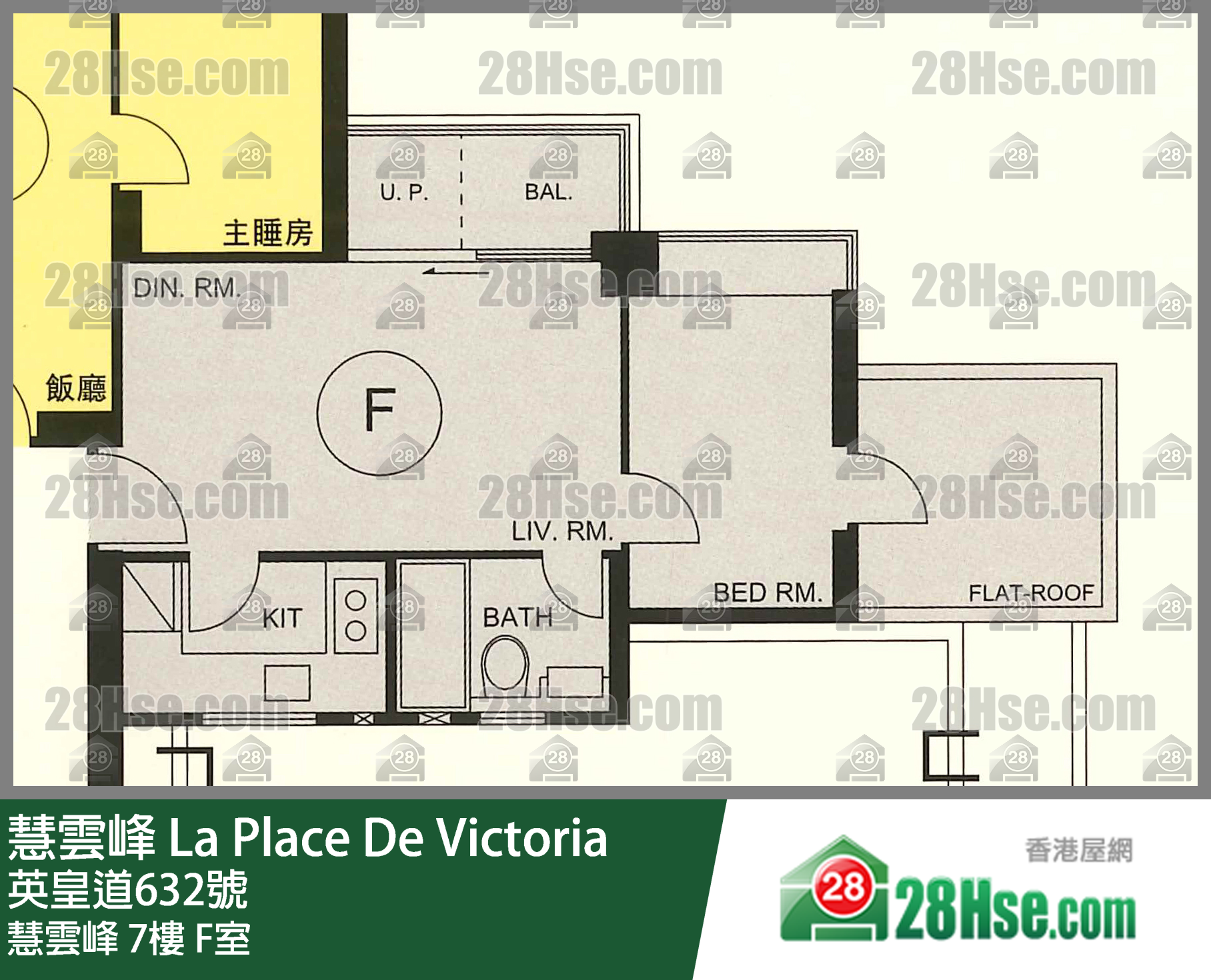 慧云峰 慧云峰7楼 F室 平面图