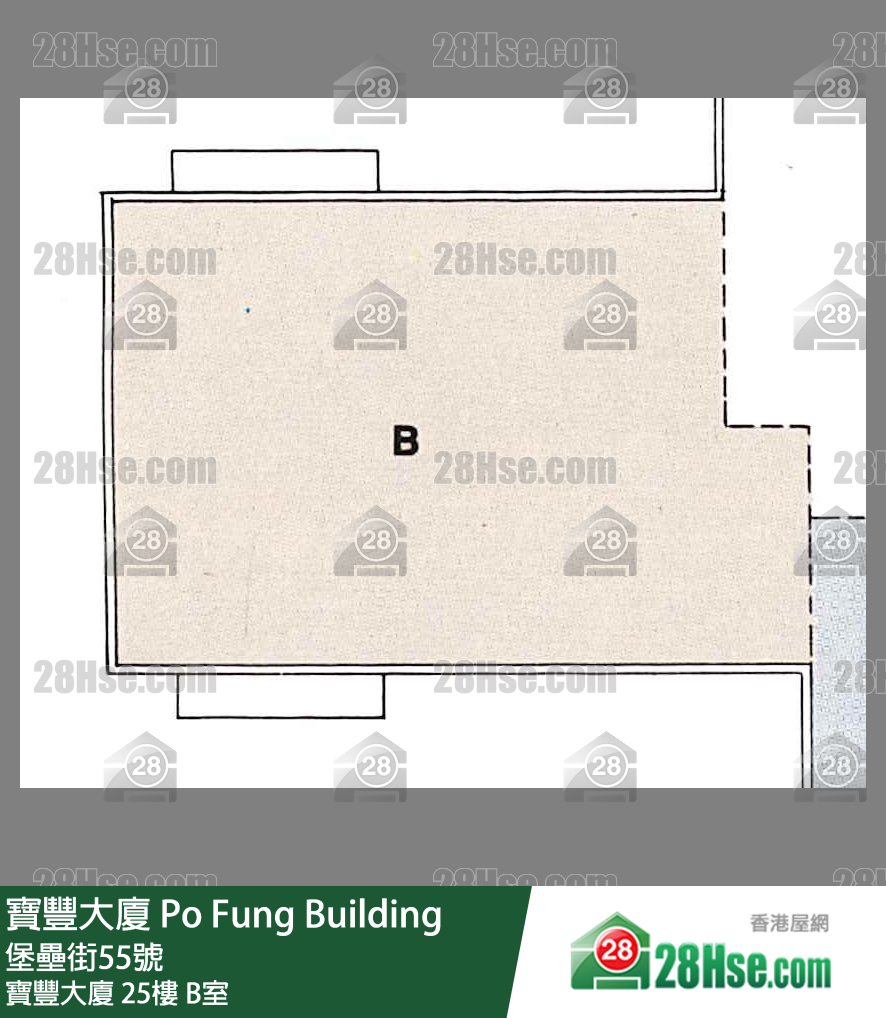寶豐大廈 寶豐大廈25樓 B室 平面圖