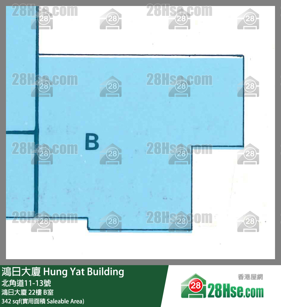 鸿日大厦 鸿日大厦 22楼 B室 平面图