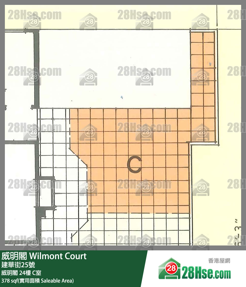 威明閣 威明閣 24樓 C室 平面圖