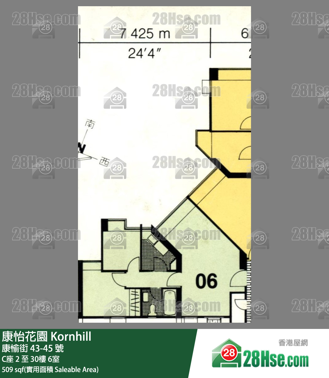 Kornhill Unit FloorPlan (Provided by 28Hse) Kornhill Unit FloorPlan (Provided by 28Hse)