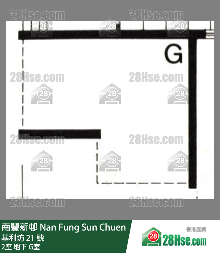 南豐新邨 2座地下 G室 平面圖