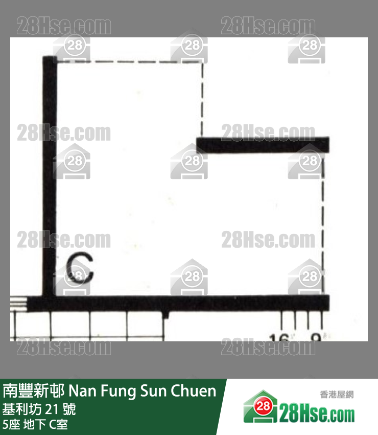 南丰新邨 5座地下 C室 平面图