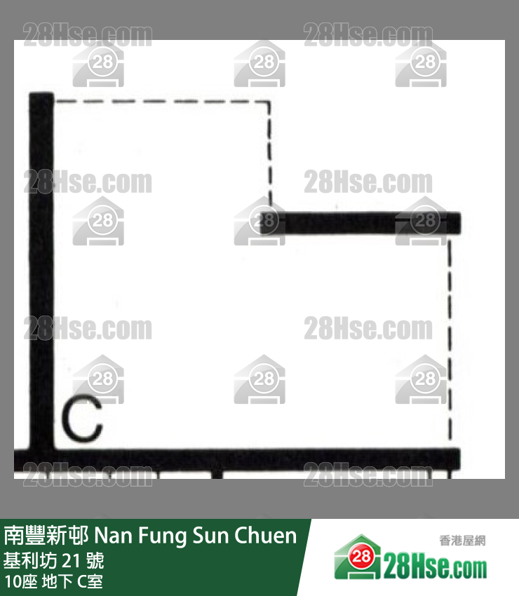南豐新邨 10座地下 C室 平面圖