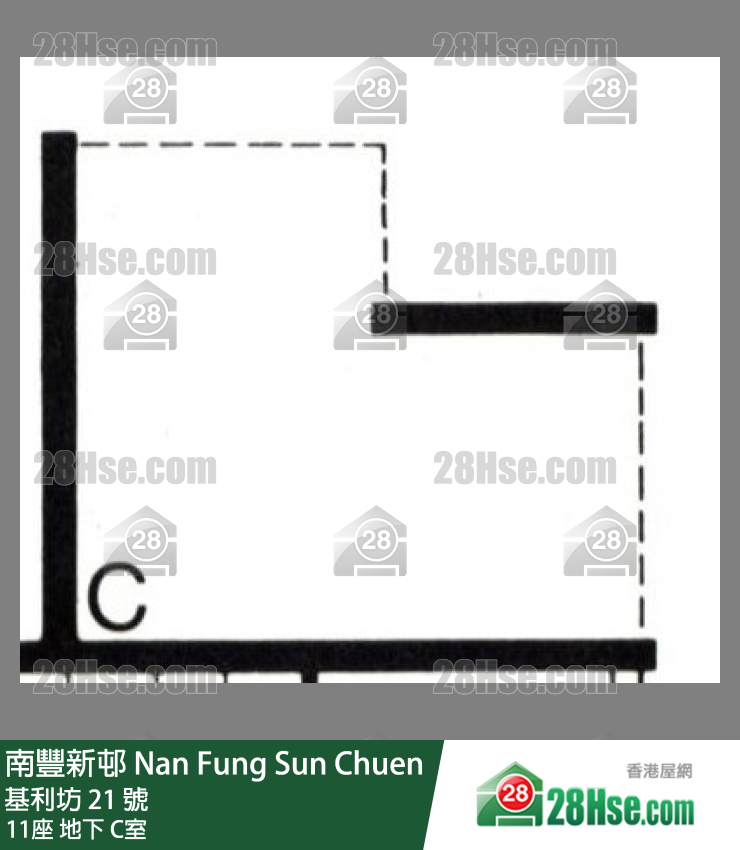 南豐新邨 11座地下 C室 平面圖