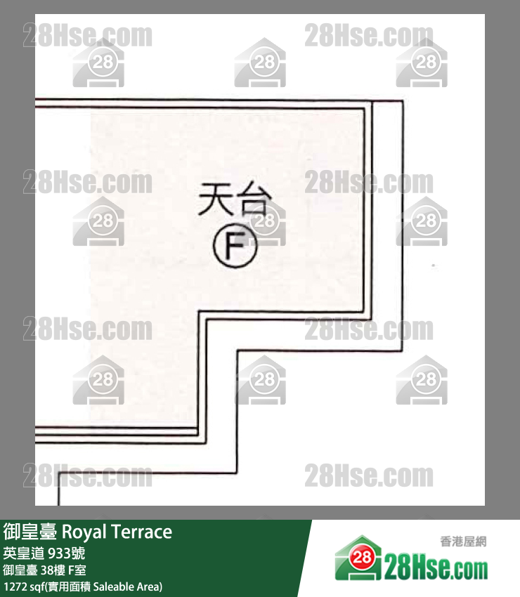 御皇台 御皇台 38楼 F室 平面图