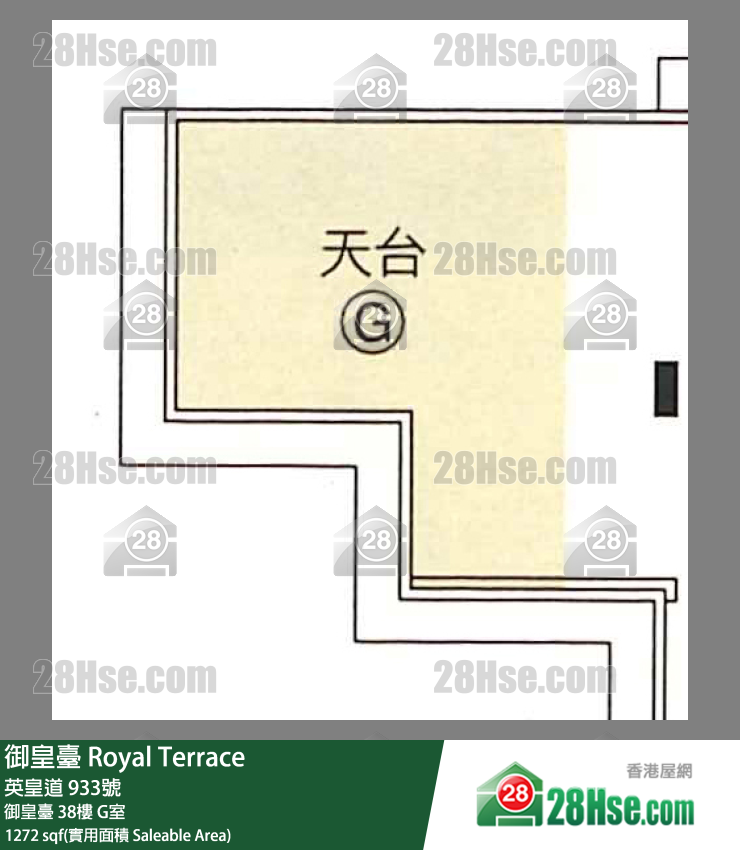 御皇台 御皇台38楼 G室 平面图