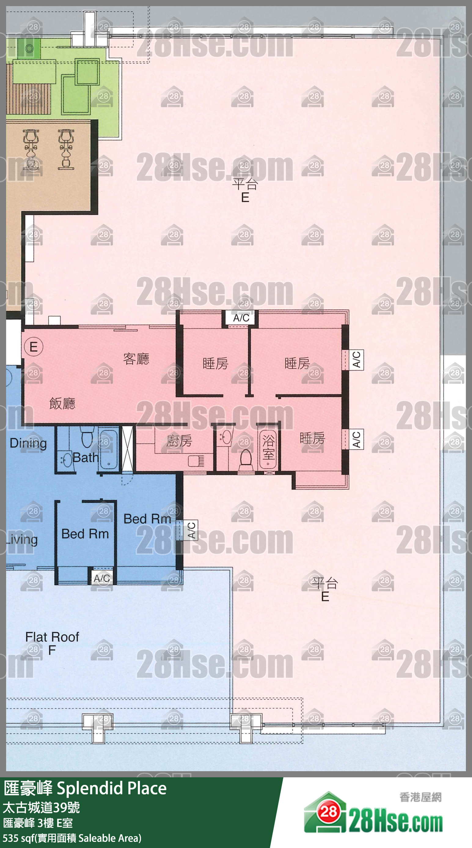 汇豪峰 汇豪峰3楼 E室 平面图