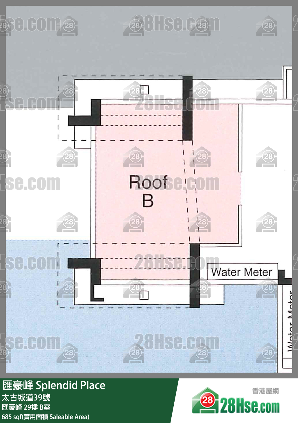 汇豪峰 汇豪峰29楼 B室 平面图