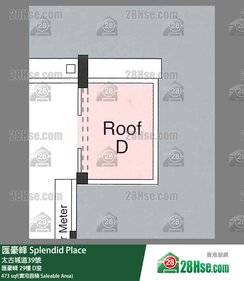汇豪峰 汇豪峰29楼 D室 平面图