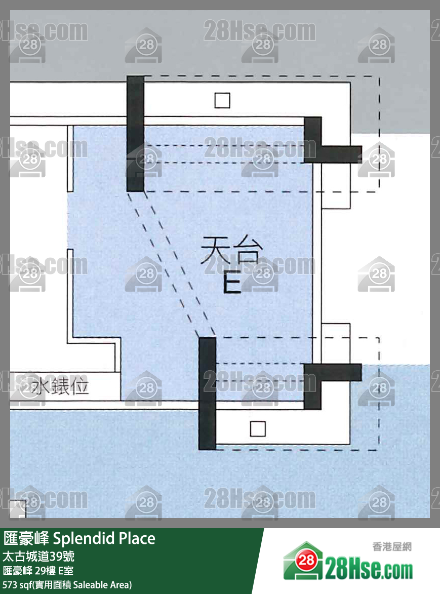 汇豪峰 汇豪峰29楼 E室 平面图