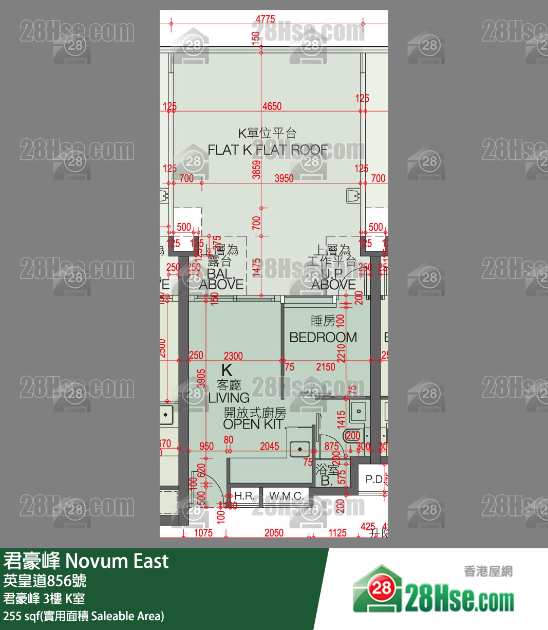 君豪峰 君豪峰 3樓 K室 平面圖