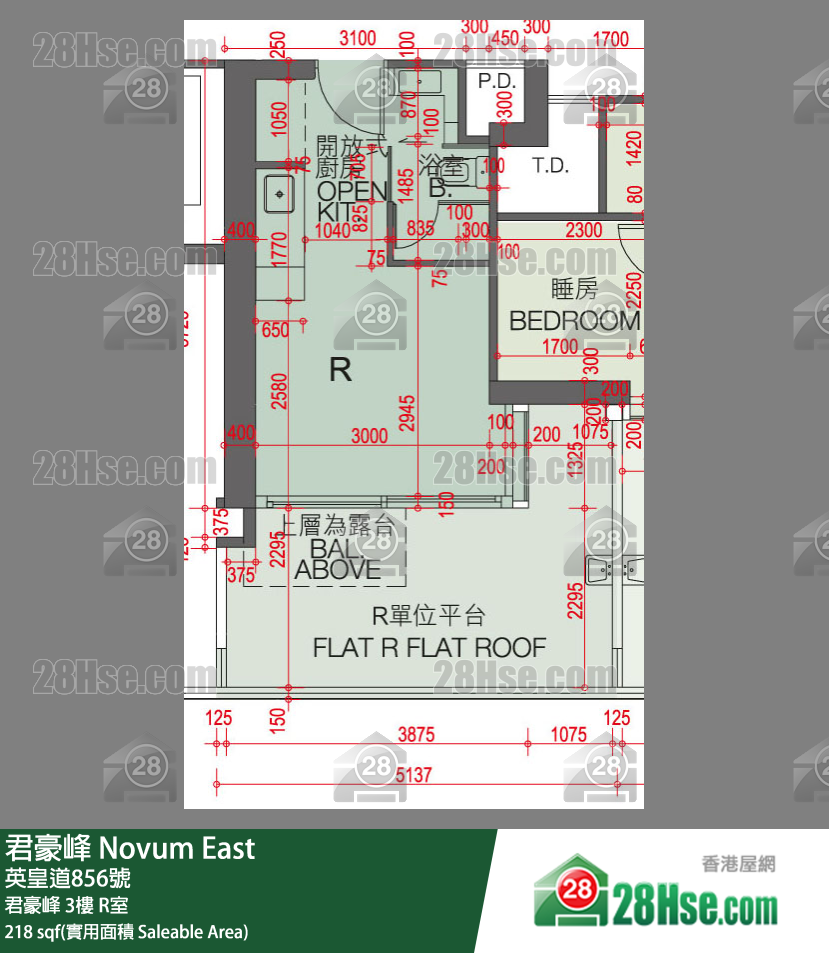 君豪峰 君豪峰 3樓 R室 平面圖