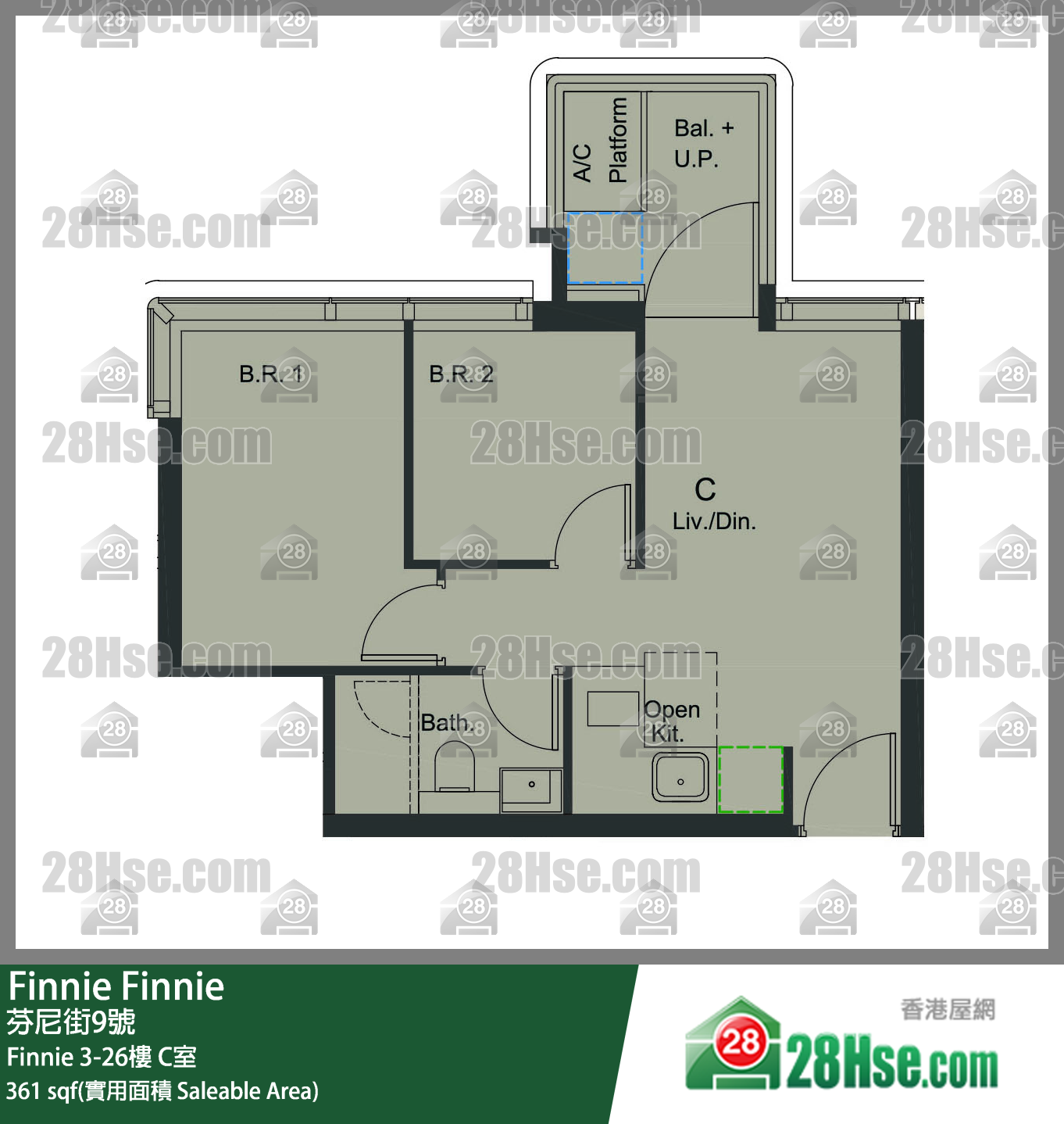 Finnie Unit FloorPlan (Provided by 28Hse)
