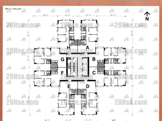 Kam Din Terrace Tsui Kung 4/f To 28/f FloorPlan