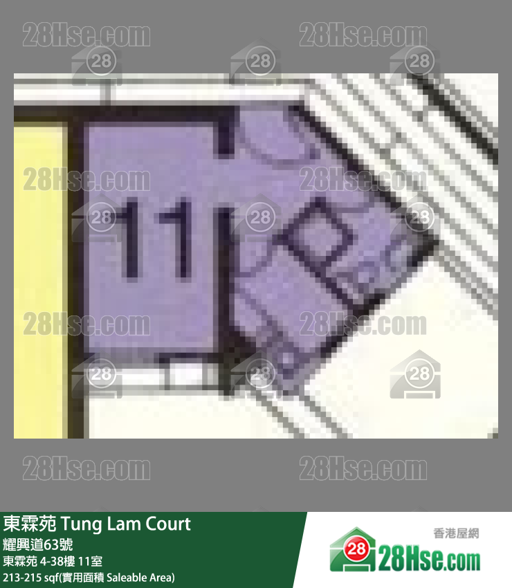 东霖苑 东霖苑12楼 11室 平面图