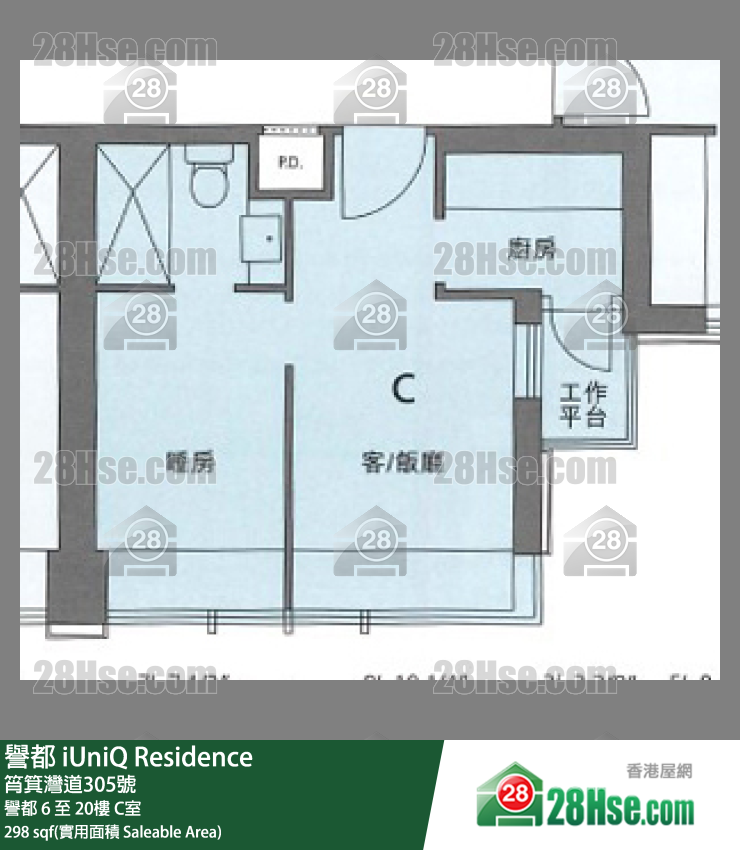 譽都 譽都 11樓 C室 平面圖