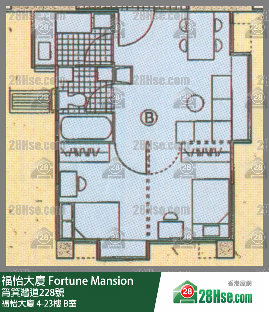 Fortune Mansion Unit FloorPlan (Provided by 28Hse)
