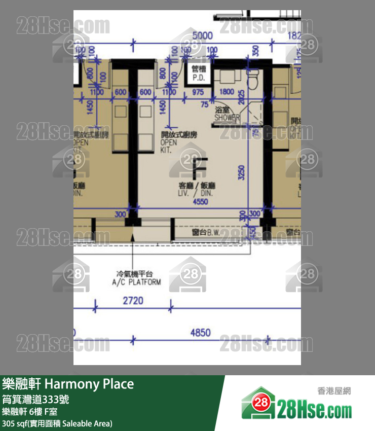 樂融軒 樂融軒6樓 F室 平面圖