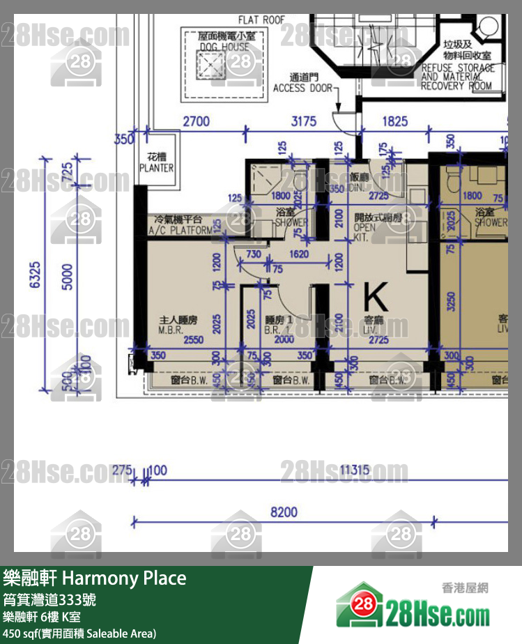 樂融軒 樂融軒6樓 K室 平面圖