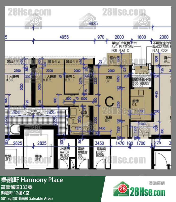 樂融軒 樂融軒12樓 C室 平面圖