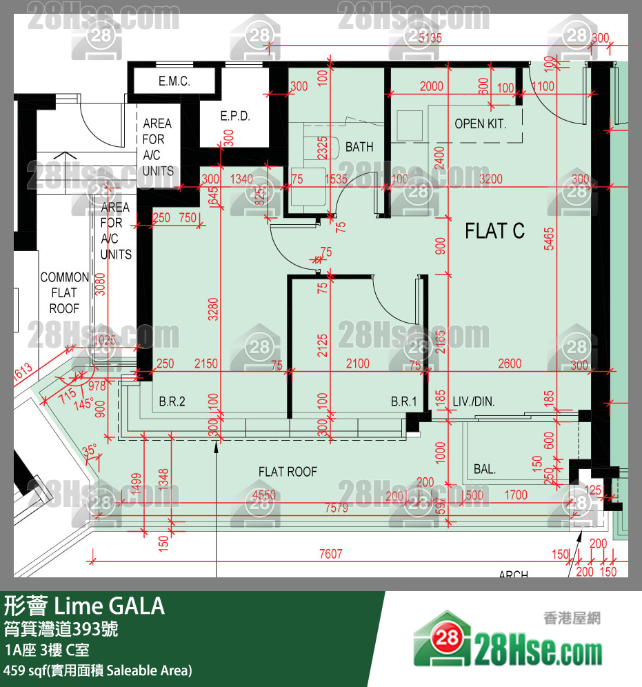 形薈 1A座 3樓 C室 平面圖