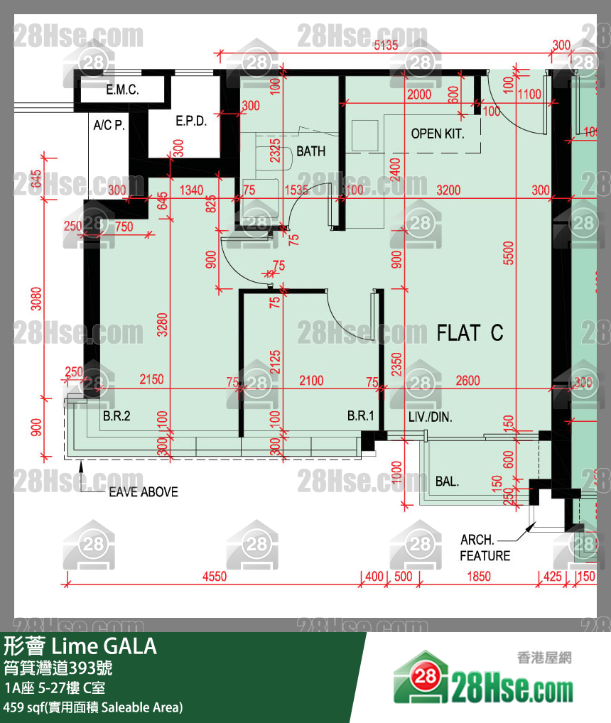 形薈 1A座10樓 C室 平面圖