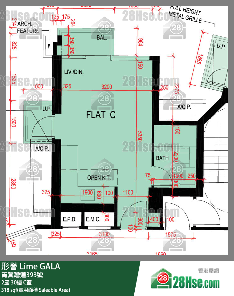 形荟 2座 30楼 C室 平面图
