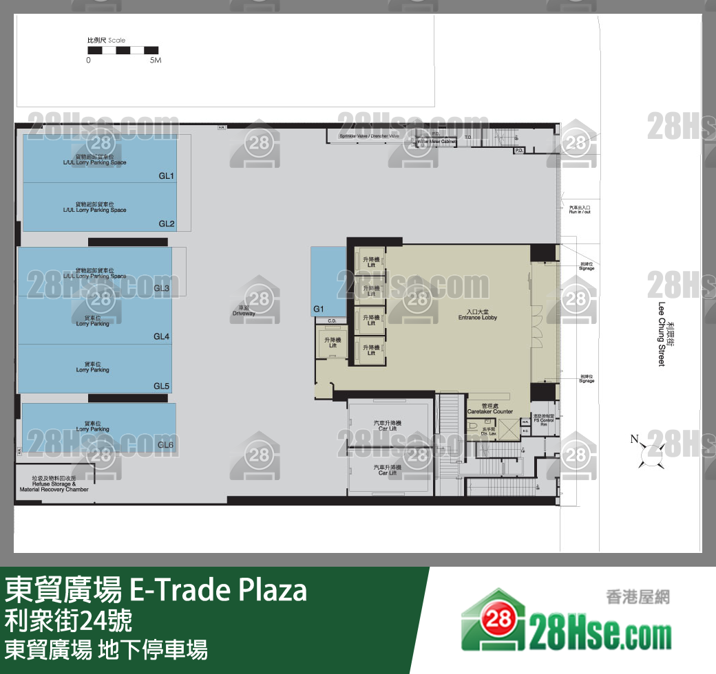 E-trade Plaza Carpark G/f FloorPlan