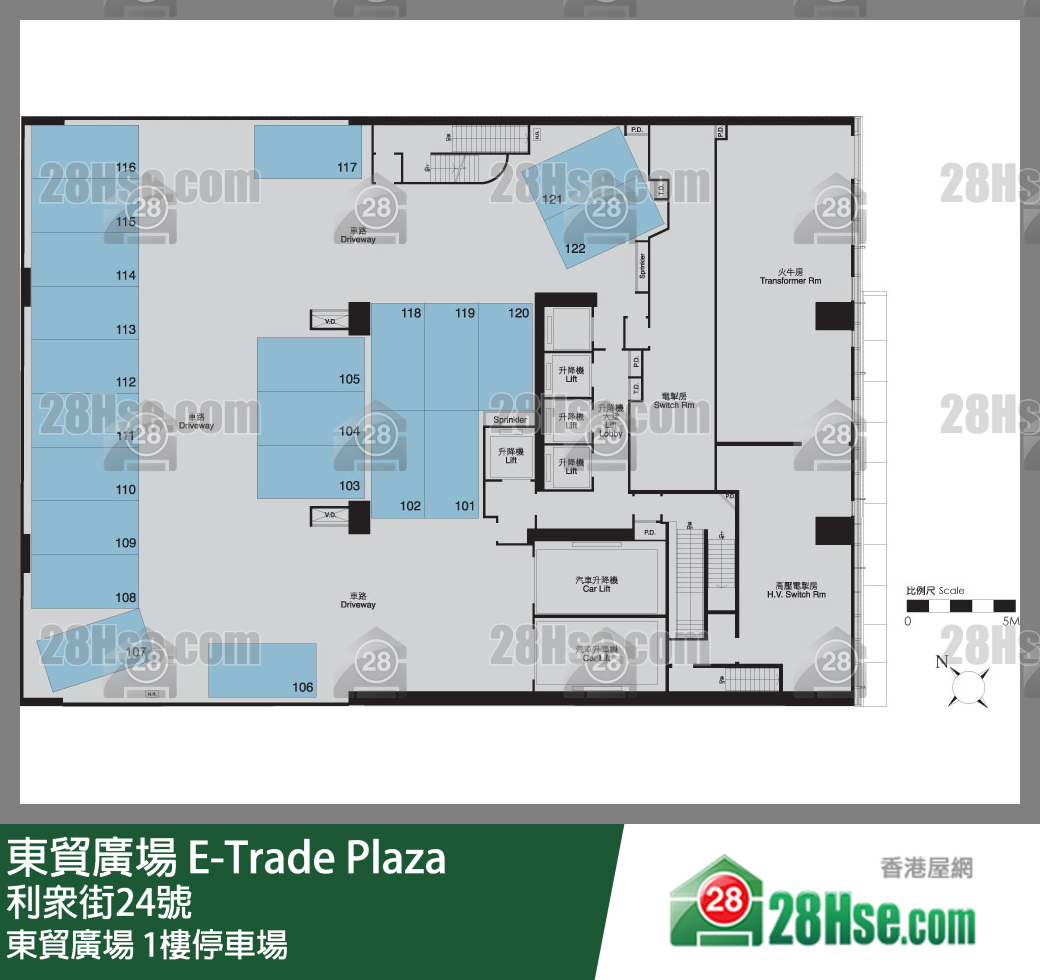 E-trade Plaza Carpark 1/f FloorPlan