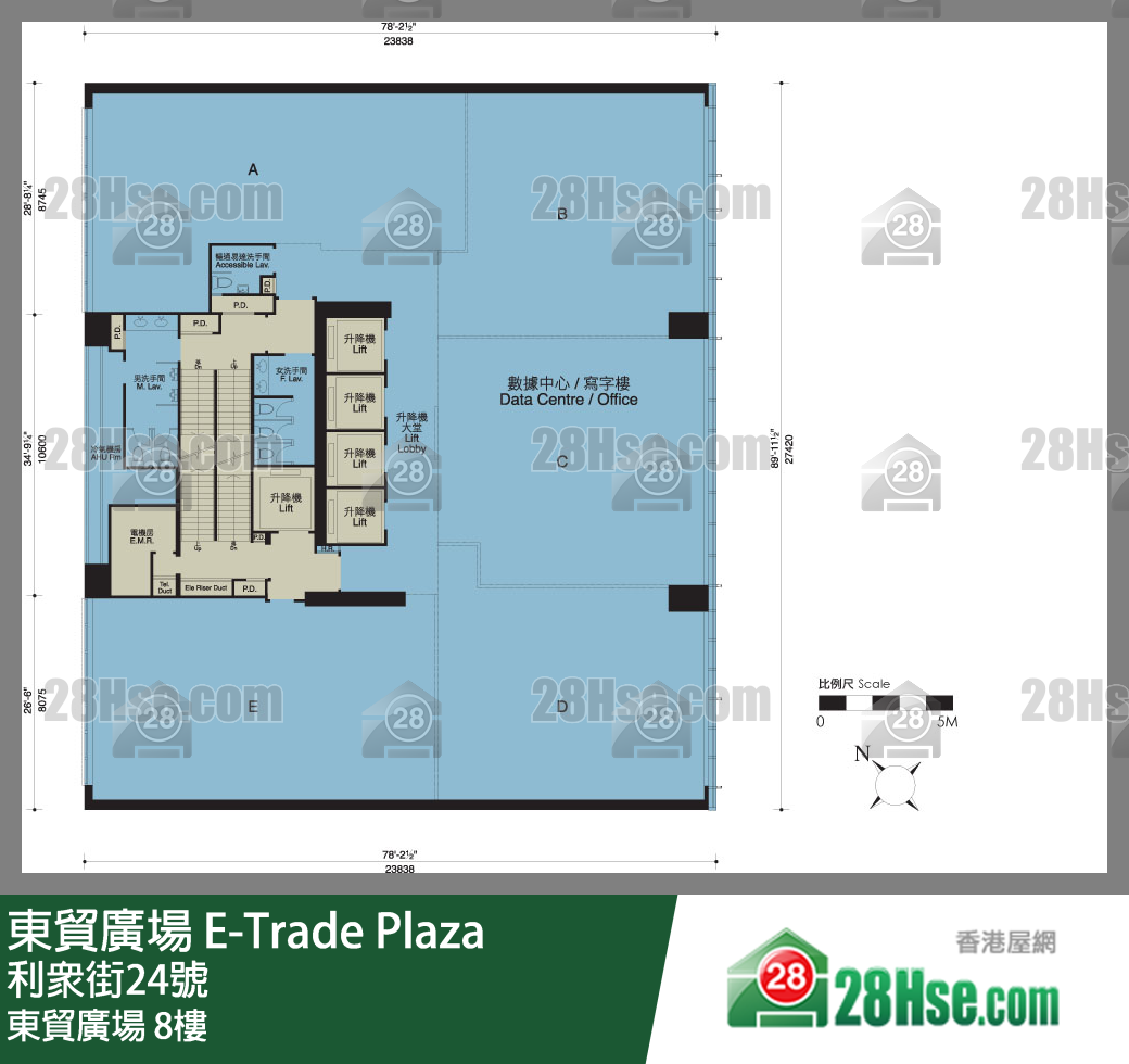 E-trade Plaza 8/f FloorPlan