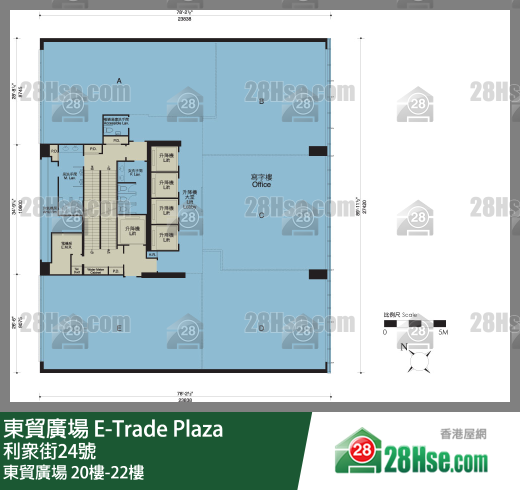 E-trade Plaza 20/f-22/f FloorPlan