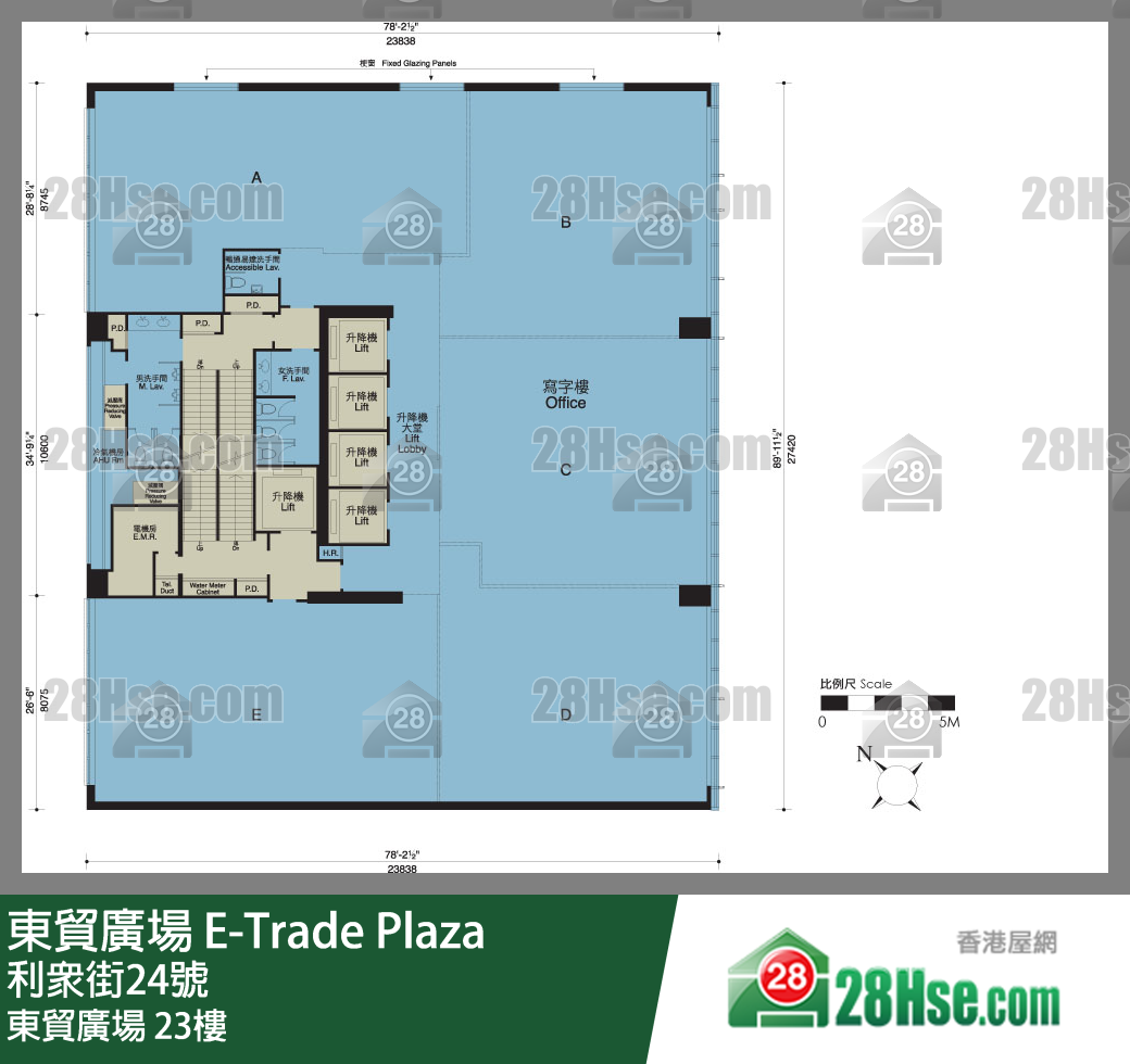 E-trade Plaza 23/f FloorPlan