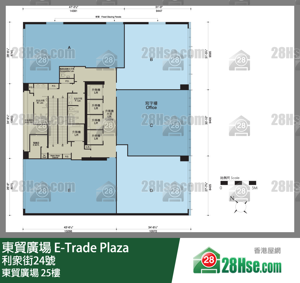 E-trade Plaza 25/f FloorPlan