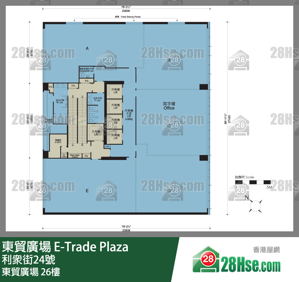 E-trade Plaza 26/f FloorPlan
