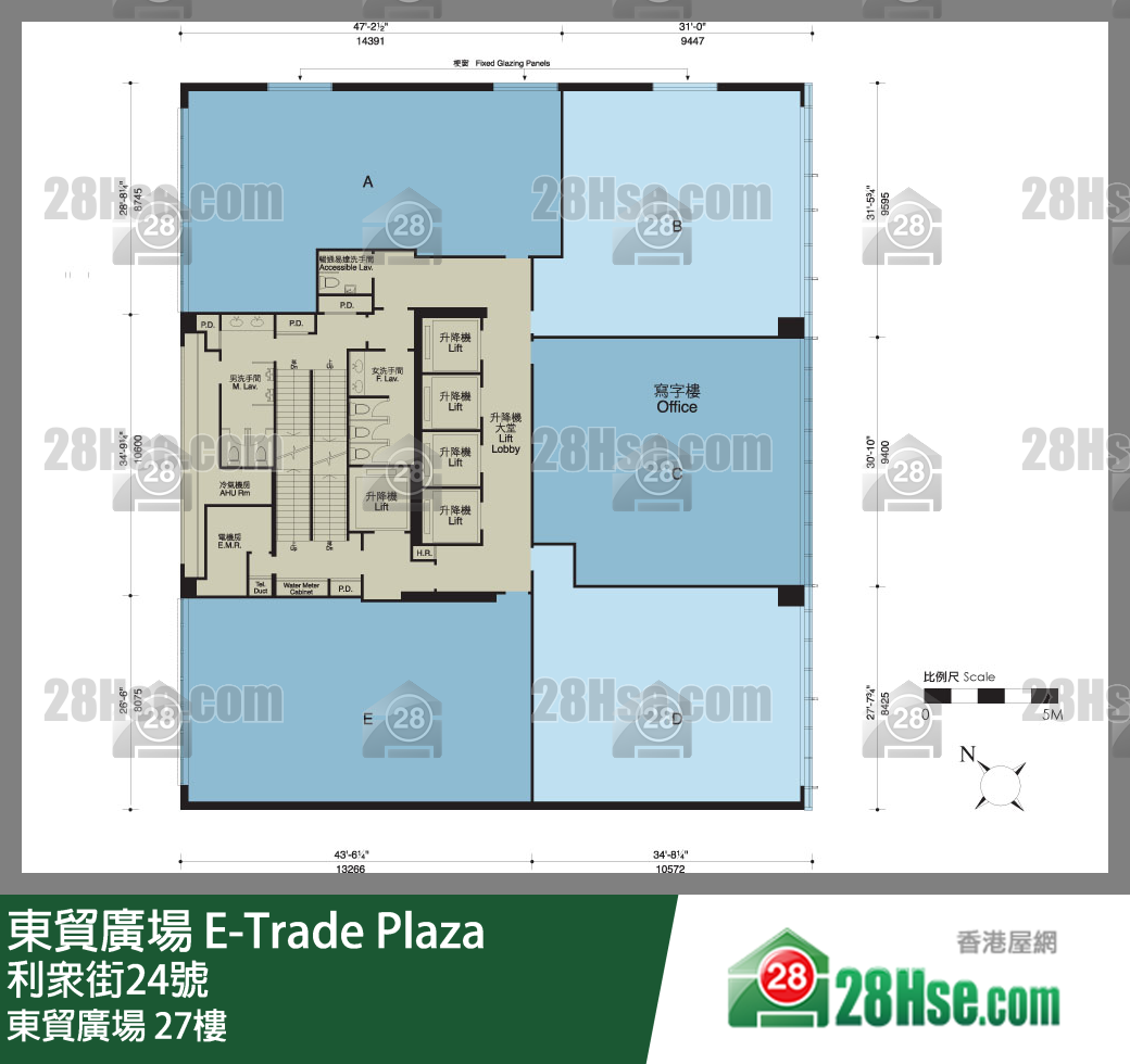E-trade Plaza 27/f FloorPlan