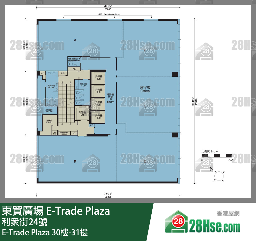 E-trade Plaza 30/f-31/f FloorPlan