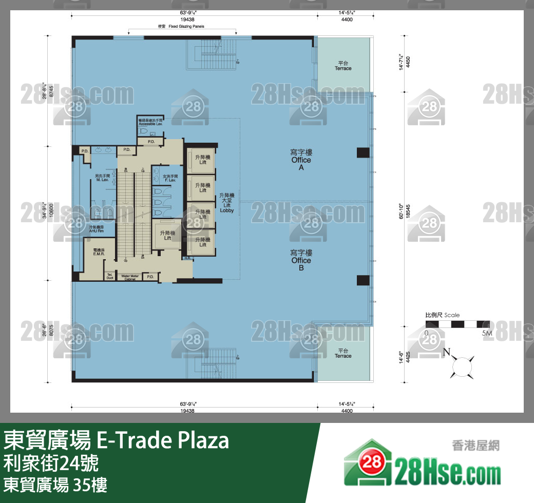 E-trade Plaza 35/f FloorPlan