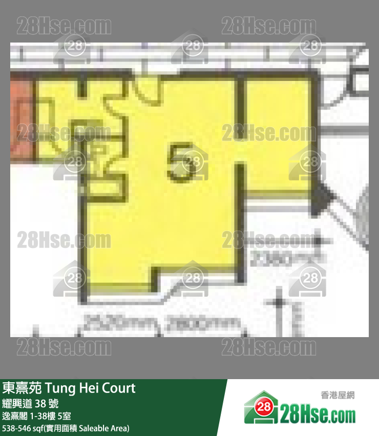 东熹苑 逸熹阁15楼 5室 平面图