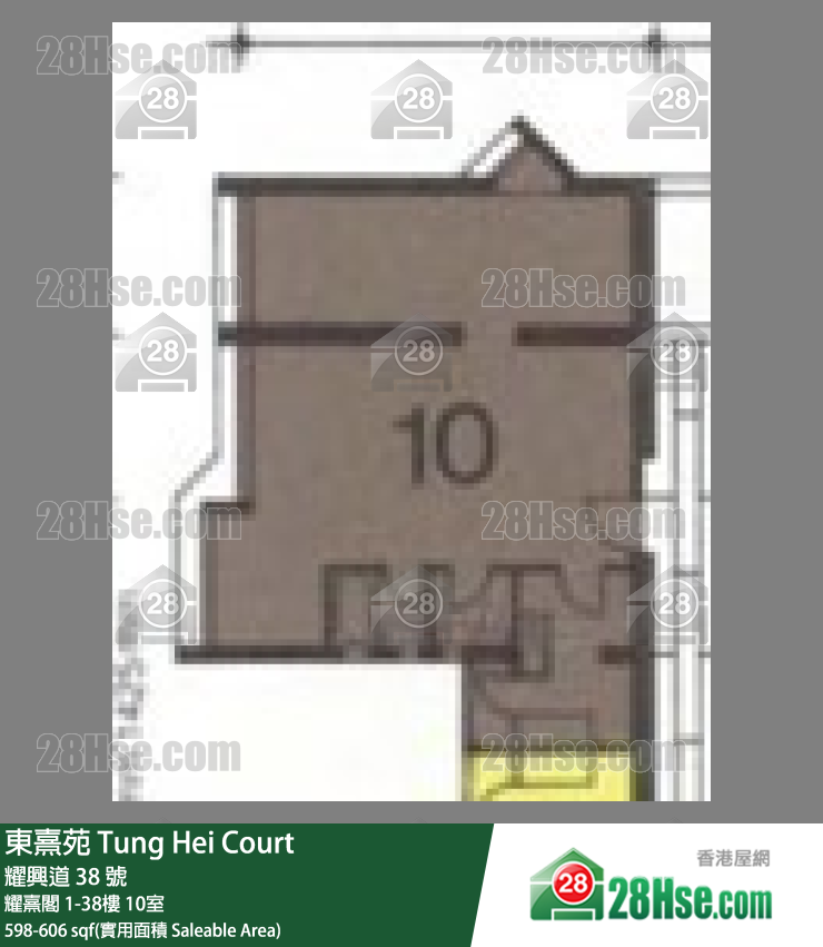 东熹苑 耀熹阁2楼 10室 平面图