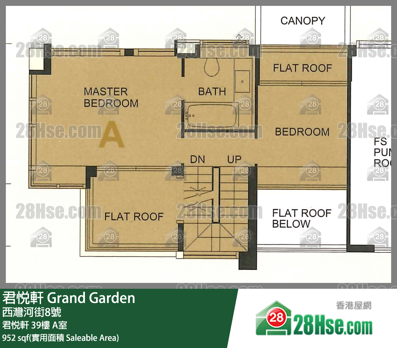 君悅軒 君悅軒39樓 A室 平面圖