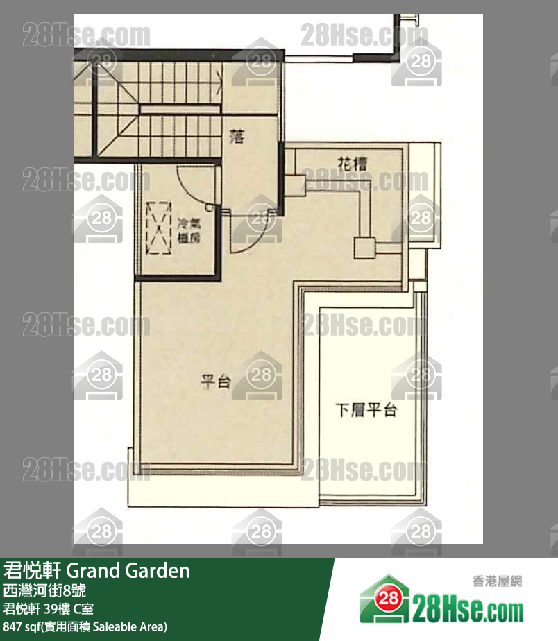君悅軒 君悅軒39樓 C室 平面圖