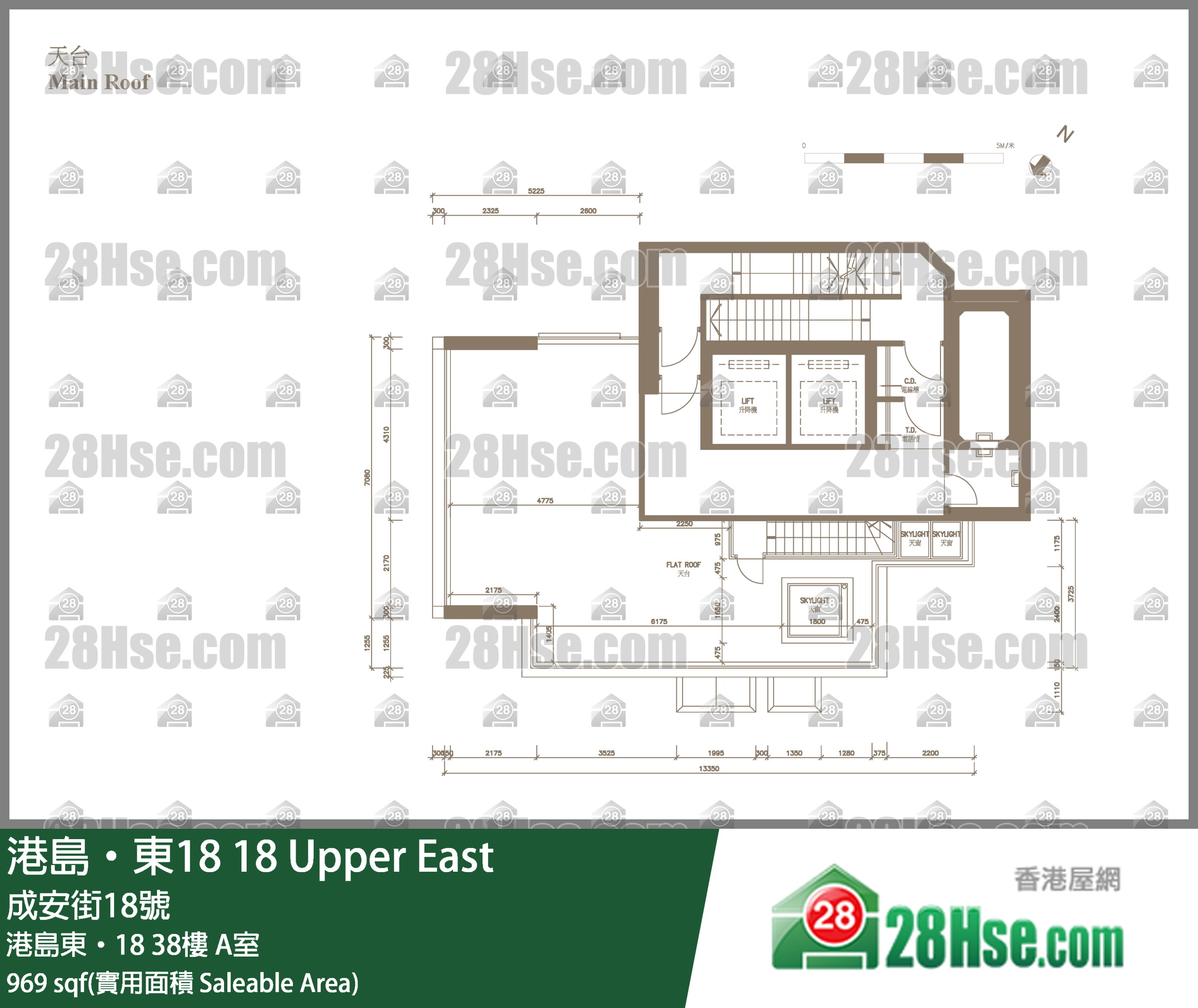 港島東18 港島東‧1838樓 A室 平面圖