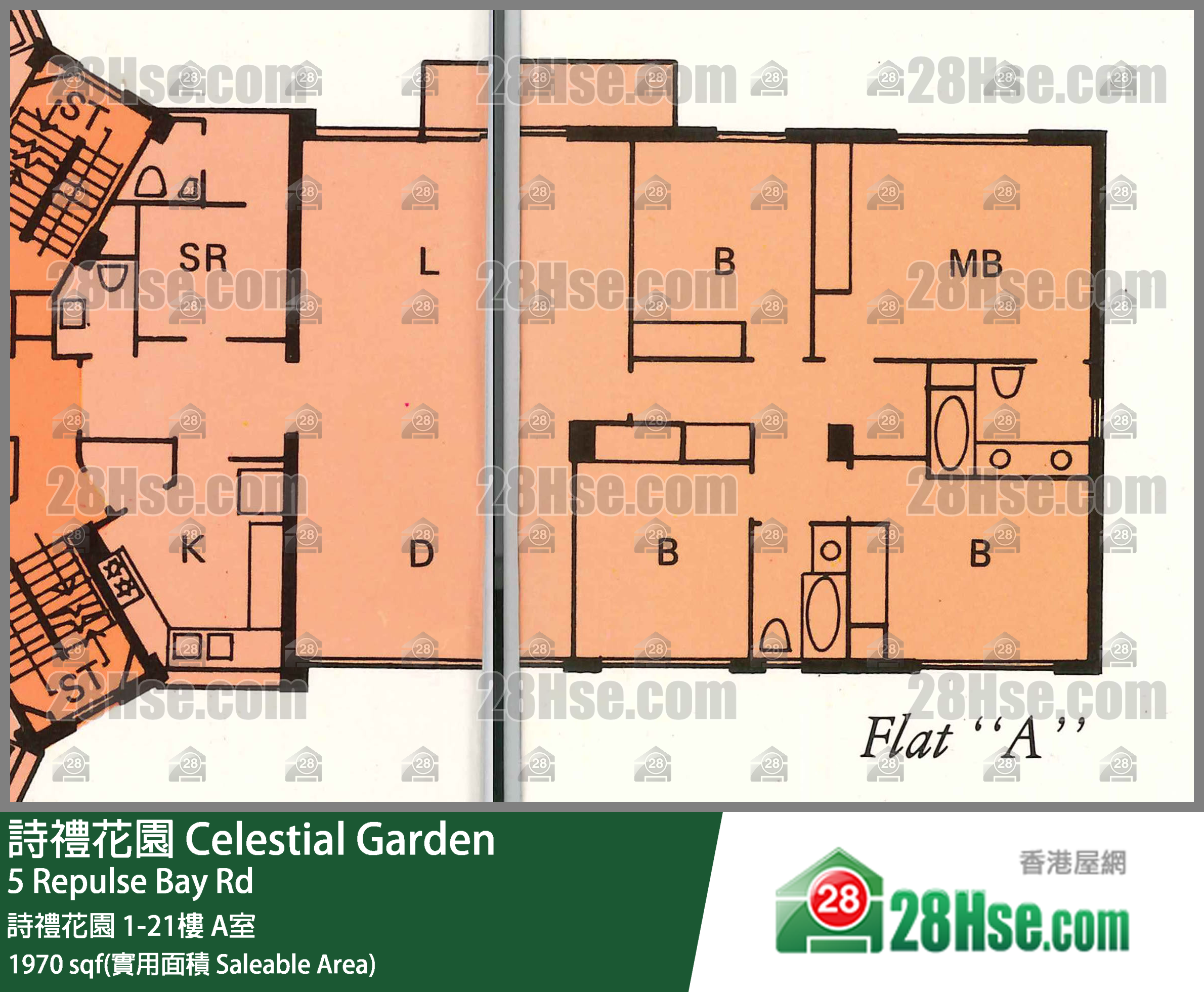 Celestial Garden Unit FloorPlan (Provided by 28Hse)