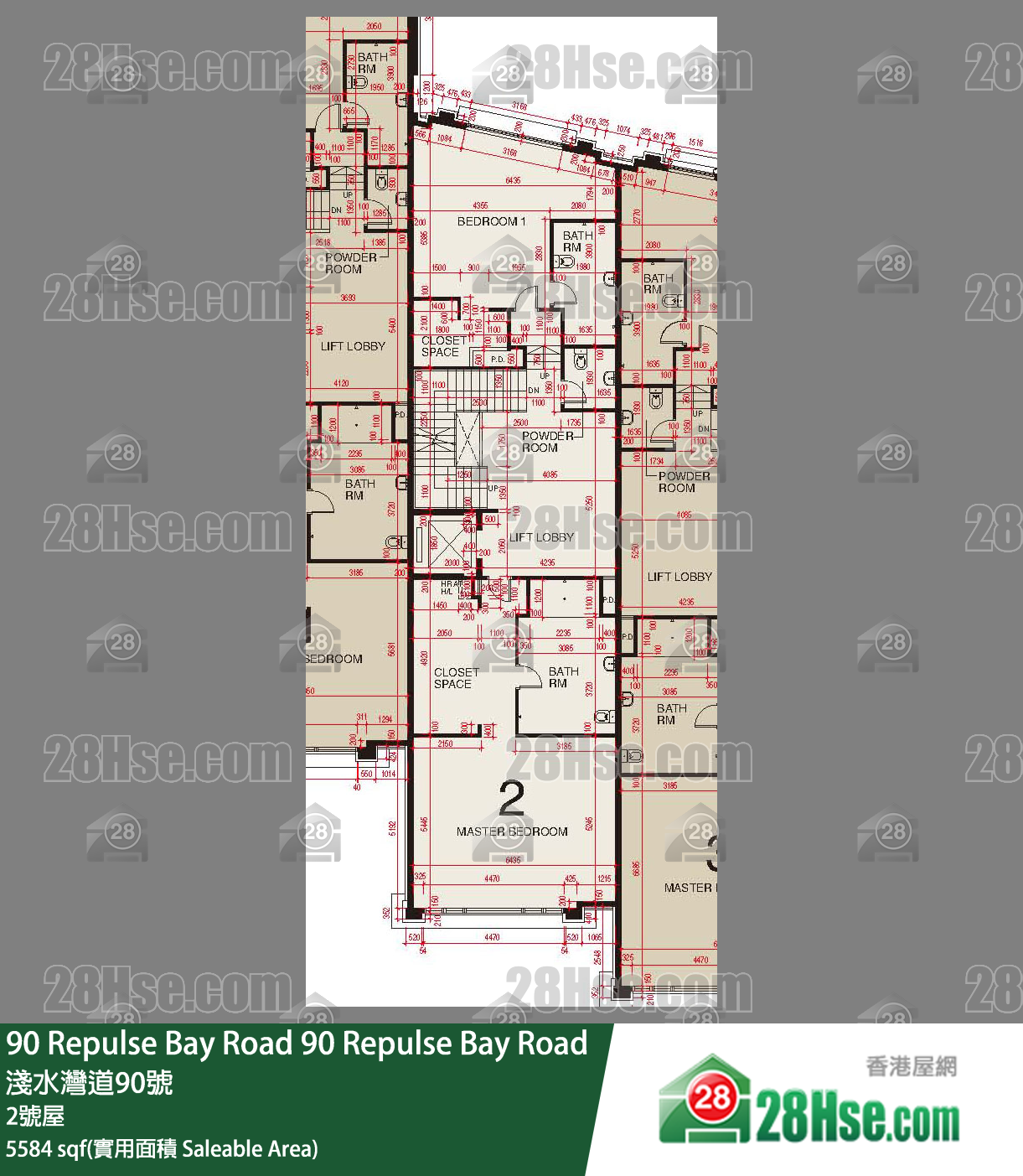 90 Repulse Bay Road, Flat 90 Repulse, No. 2 90 Repulse Bay Road FloorPlan