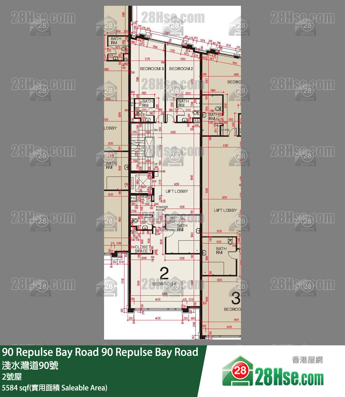 90 Repulse Bay Road, Flat 90 Repulse, No. 2 90 Repulse Bay Road FloorPlan