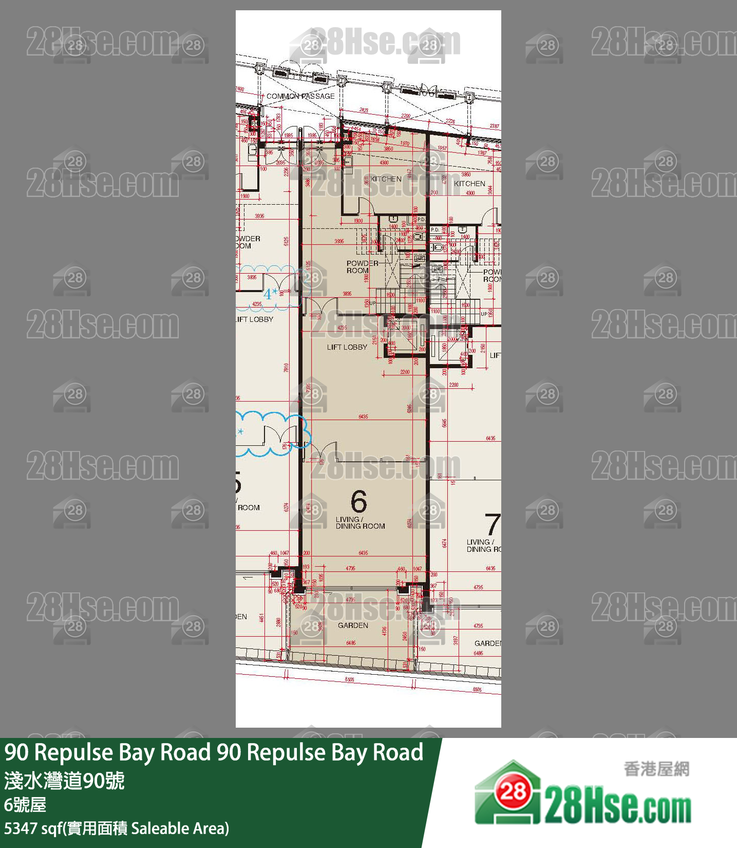 90 Repulse Bay Road, No.6  90 Repulse Bay Road,no.6  90 Repulse Bay Road,house FloorPlan