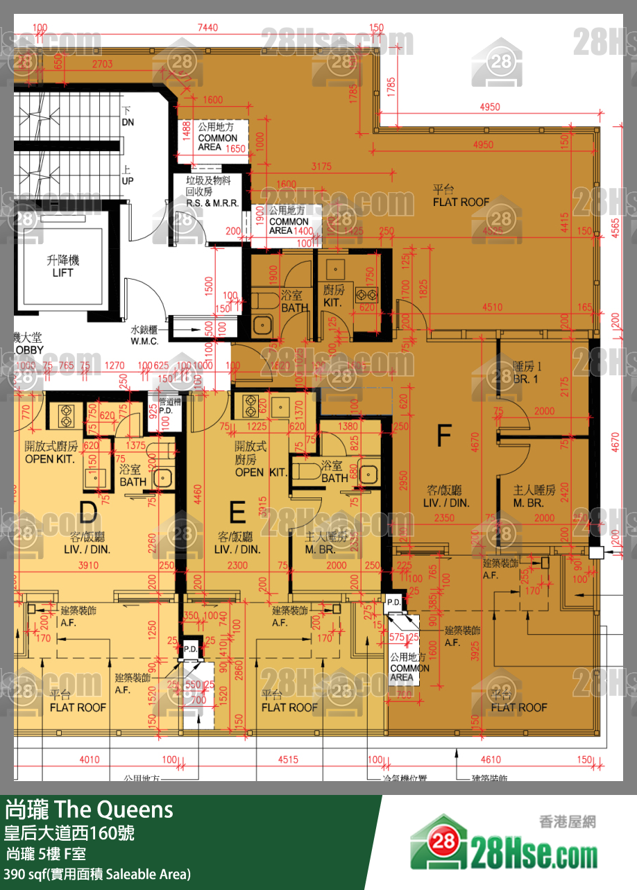 尚瓏  尚瓏 5樓 F室 平面圖